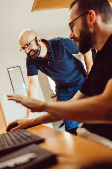 Time4Digital Ian und Kai bei der Ideenfindung